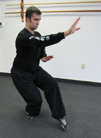 photo of empty-leg stance